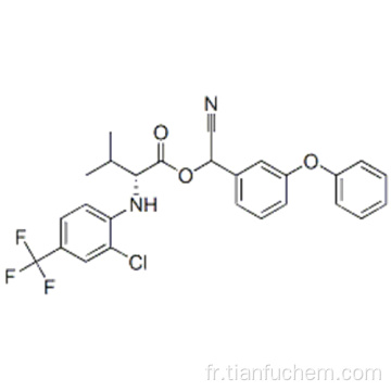 D-valine, N- [2-chloro-4- (trifluorométhyl) phényl] -, ester cyano (3-phénoxyphényl) méthylique CAS 102851-06-9